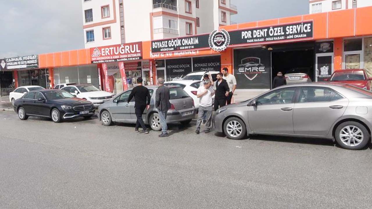 Yozgat’ta Dolu Araçları Vurdu! Sanayide Yoğunluk Oluştu!