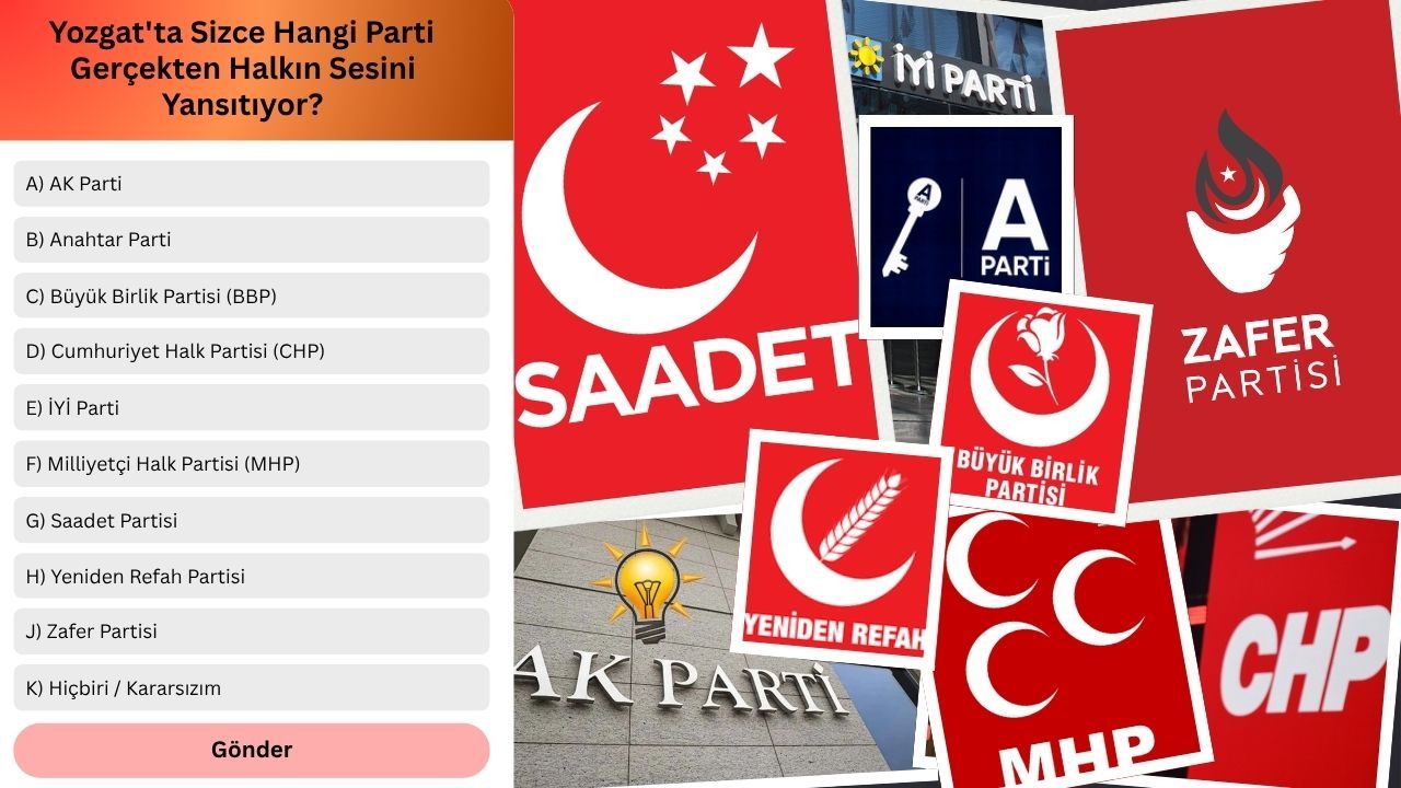 Yozgat'ta Sizce Hangi Parti Gerçekten Halkın Sesini Yansıtıyor?