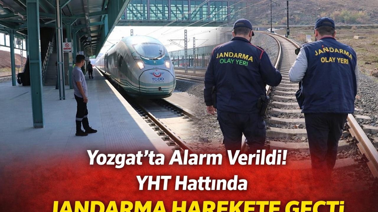 Yozgat'ta Yüksek Hızlı Tren ve TANAP Hattında Jandarma'dan Kapsamlı Güvenlik Denetimi