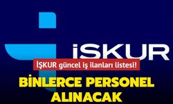 Kasım Ayında İŞKUR’dan Dev Personel Alımı