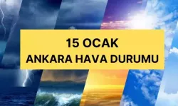 Ankara günlük ve 5 günlük hava durumu tahmini! ANKARA HAVA DURUMU! 15 Ocak Çarşamba Ankara'da hava nasıl olacak?