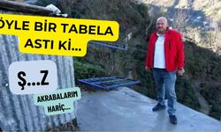 Teleferiğe Asılan Tabelayı Gören Şaşıp Kalıyor: Ş... Akrabalarım Hariç...