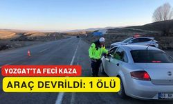 Yozgat'ta feci kaza 1 ölü, 1 yaralı