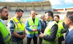 AK Parti Yozgat Milletvekili Süleyman Şahan'dan Yozgat Şehir Stadyumu'nda İnceleme