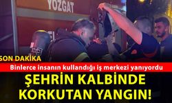 Yozgat’ın kalbinde korkutan yangın! Faciaya ramak kala!