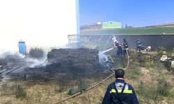 Yozgat’ta Fabrika Arazisinde Çıkan Yangın Kısa Sürede Söndürüldü