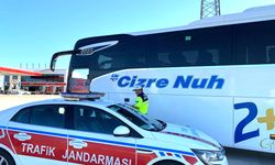 Yozgat’ta Sivil Trafik Jandarması Otobüs Denetimi Gerçekleştirdi
