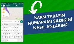 Birinin Numaramı Sildiğini Nasıl Anlarım