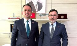 Yerköy Belediye Başkanı Fatih Arslan Gençlik ve Spor Bakan Yardımcısı Enes Eminoğlu ile görüştü