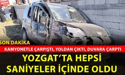 Yozgat’ta Kamyonet ile Hafif Ticari Araç Çarpıştı