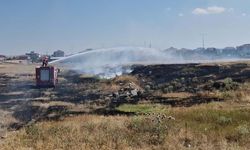 Çorum’da Hastane Yanında Korkutan Örtü Yangını