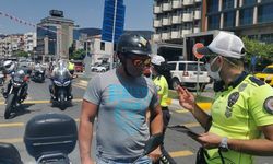 Yozgat’ta Motosiklet ve Bisiklet Kullanıcılarına Kask Takma Uyarısı