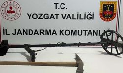 Çekerek’te Tarihi Eser Ararken Jandarmaya Yakalandı!