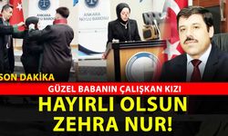 Yozgatlı Merhum Ali Bozdağ’ın kızı Zehra Nur Bozdağ avukat oldu: Selçuk Bağcı yalnız bırakmadı