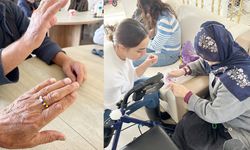 Yozgat Bozok Üniversitesi öğrencilerinden boncuklarla gönül köprüsü