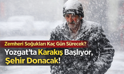 Zemheri Soğukları Kaç Gün Sürecek? Yozgat’ta Karakış Başlıyor, Şehir Donacak!