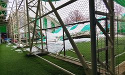 Yozgat'ın o ilçesinde halı saha çöktü