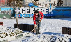 Çekerek’te Karla Mücadele Çalışmaları Aralıksız Devam Ediyor