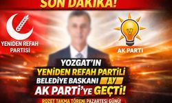 Yozgat’ın Yeniden Refah Partili Belediye başkanı AK Parti saflarına geçiyor