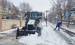 Yozgat’ta Karla Mücadele Seferberliği: Belediye Ekipleri Gece Boyunca Sahadaydı