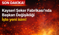 Kayseri Şeker Fabrikası’nda Başkan Değişikliği İşte yeni isim!