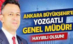 Yozgatlı Şahin Bozdemir Ankara Büyükşehir Belediyesi İnsan Kaynakları A.Ş. Genel Müdürü oldu