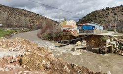 Yozgat’ın Saraykent İlçesi’nde aşırı yağış hayatı felç etti!