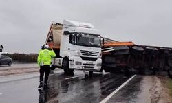 Yozgat Sarıkaya Çıkışında Tır Kazası