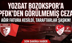 Yozgat Bozokspor’a PFDK’den Görülmemiş Ceza