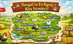 Yozgat’ın en ilginç köy isimleri haritası gündem oldu: Davul’dan Ürkütili’ye Gülümseten Detaylar