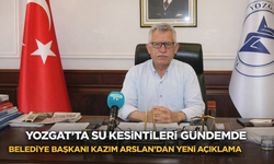 Yozgat’ta Su Kesintileri Gündemde: Belediye Başkanı Kazım Arslan’dan Yeni Açıklaması