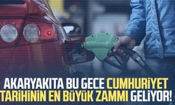 Akaryakıta Cumhuriyet Tarihinin En Büyük Zammı! Motorine ve Benzin Fiyatları Değişti