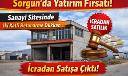 Sorgun’da Yatırım Fırsatı: Sanayi Sitesinde İki Katlı Betonarme Dükkan İcradan Satışa Çıktı