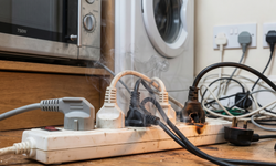 Evde Uzatma Kablosu Kullanırken Dikkat! Ciddi Yangın Riski Oluşturuyor