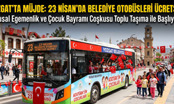 23 Nisan’da Yozgat’ta Toplu Taşıma Ücretsiz: Otobüs ve Belediye Araçlarında Bayram Kolaylığı
