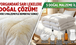 Yorgandaki Sarı Lekelere Doğal Çözüm: Evde 5 Malzemeyle Bembeyaz Sonuç!
