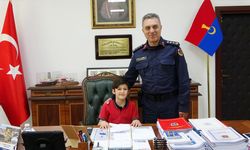 Yozgat’ta minikler bir günlüğüne komutan oldu