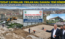 Yozgat’ta Yıkılan Halı Saha Yenileniyor: Çayıralan’a Modern Spor Tesisi Geliyor