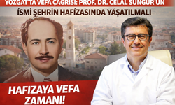 Yozgat’ta Vefa Çağrısı: Prof. Dr. Celal Sungur’un İsmi Şehrin Hafızasında Yaşatılmalı