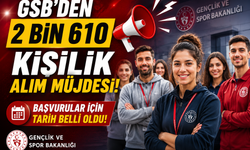 GSB’den 2 Bin 610 Kişilik Alım Müjdesi: Başvurular İçin Tarih Belli Oldu