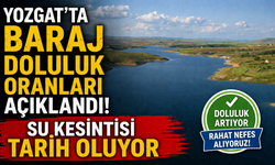 Yozgat’ta Baraj Doluluk Oranları Açıklandı!