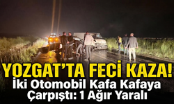 Yozgat’ta Feci Kaza! İki Otomobil Kafa Kafaya Çarpıştı: 1 Ağır Yaralı