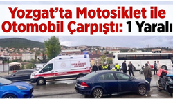 Yozgat’ta Motosiklet ile Otomobil Çarpıştı: 1 Yaralı