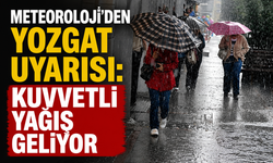 Meteoroloji’den Yozgat Uyarısı: Kuvvetli Yağış Geliyor