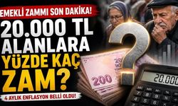 Emeklinin Zam Oranı Netleşiyor: 4 Aylık Enflasyonla Yeni Maaş Tablosu Ortaya Çıktı