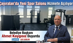 Çayıralan’da Yeni Spor Salonu Hizmete Açılıyor: Belediye Başkanı Ahmet Kaygısız Duyurdu