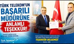 Yozgat Türk Telekom’a Başarı Ödülü! İl Müdürü Emre Bakır ve Personeline Valilikten Teşekkür
