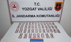 Yozgat'ta 613 adet sentetik uyuşturucu hap ele geçirildi.