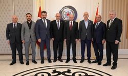ATO Başkanı Gürsel Baran’dan Emniyet Müdürü Maksut Yüksek’e Hayırlı Olsun Ziyareti