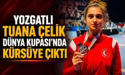 Yozgatlı Tuana Çelik Dünya Kupası’nda Kürsüye Çıktı